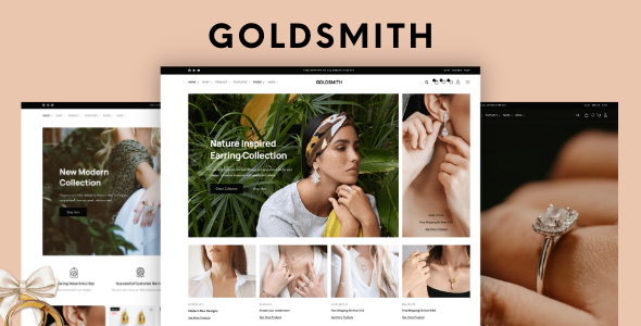 GoldSmith - Jewelry Store WooCommerce Elementor Theme