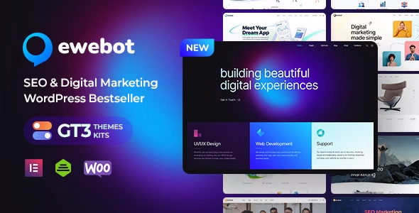 Ewebot - SEO Marketing Digital Agency WordPress Theme