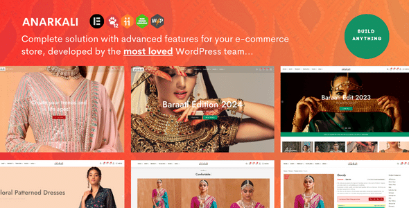 Anarkali - Fashion Shop WooCommerce Elementor Theme