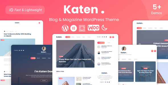 Katen - Blog & Magazine WordPress Theme