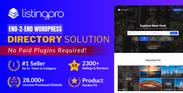 ListingPro - Directory & Listing WordPress Theme