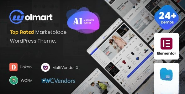 Wolmart | Multi-Vendor Marketplace WooCommerce Theme