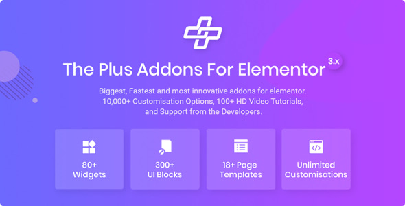 The Plus - Addon for Elementor Page Builder WordPress Plugin